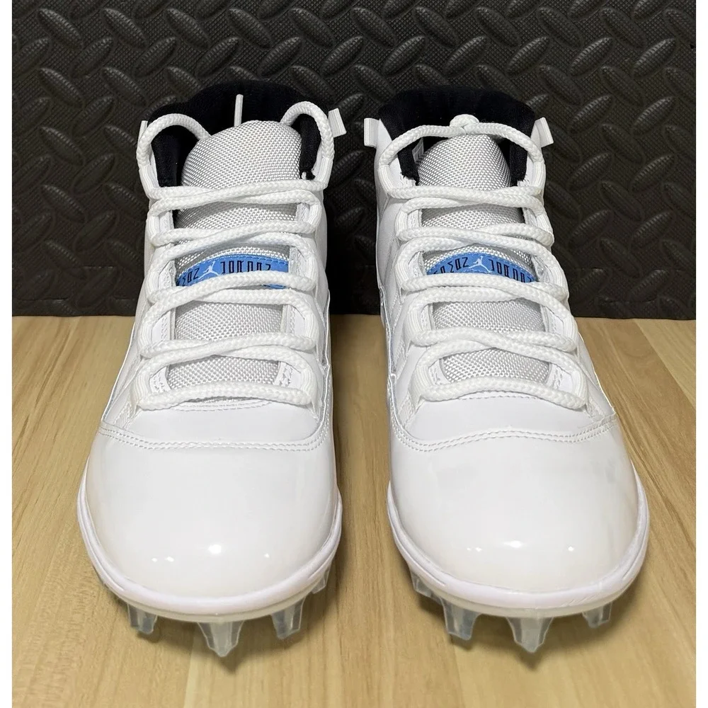 Nike Air Jordan 11 Retro TD Columbia White Legend Blue HM7324-104 Mens Size 9.5